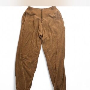 Aerie camel color teddy pants
